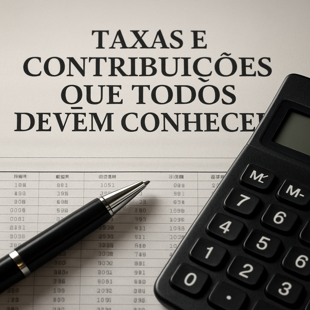 Taxas e Contribuições que Todos Devem Conhecer